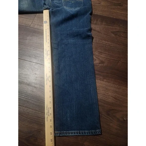 Levis 541 Jeans Mens Blue Medium Wash Athletic Straight Leg Denim Fits 42x29 - Picture 7 of 8